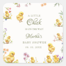 Little chick is on the way farm  baby shower