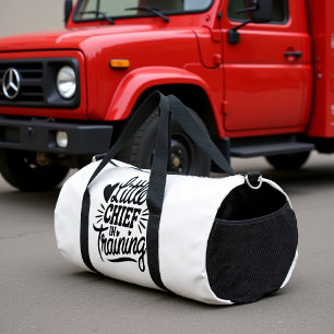 Little Chief In Training White Duffle Bag