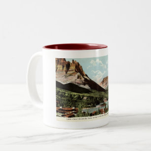 Little Chief Mountain, Glacier National Park, MT Two-Tone Coffee Mug