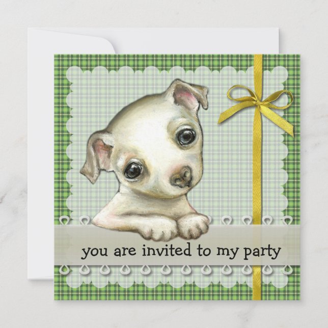 Little chihuahua invitation (Front)