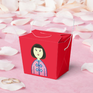 Little Chinese girl Favour Box