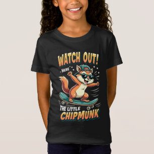 🐿️Little Chipmunk Kids Cute Cartoon Animal Design T-Shirt