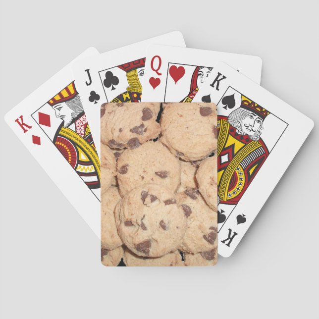 Little Chocolate Chip Cookies Playing Cards (Back)