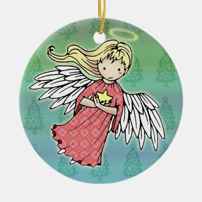 Little Christmas Angel Ornament (Front)