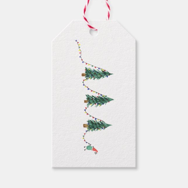 Little Christmas Elf Gift Tags (Front)