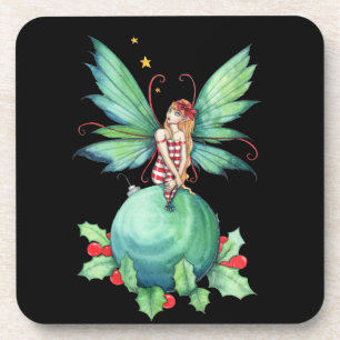 Little Christmas Fairy set of Coasters