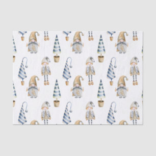 Little Christmas Festive Gnomes Tissue Paper