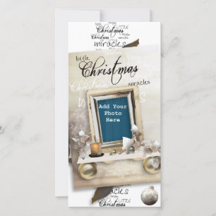 Little Christmas Miracles Photo Card