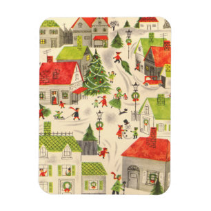 Little Christmas Village Magnet