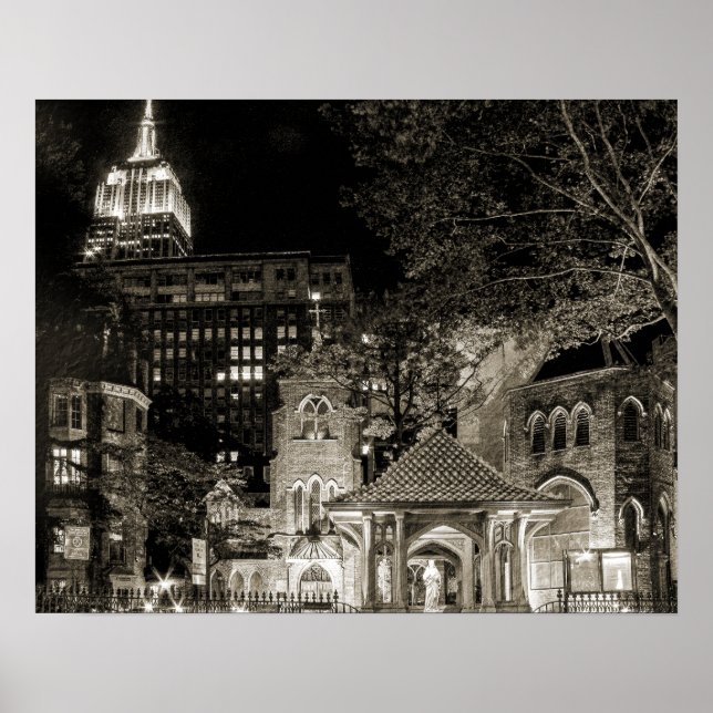 LITTLE CHURCH BIG CITY Poster (Matte) (Front)