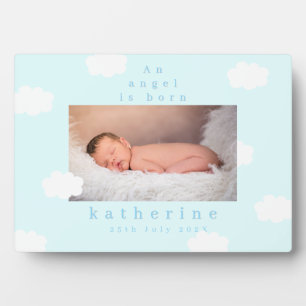 Little Cloud Pastel Blue Plaque