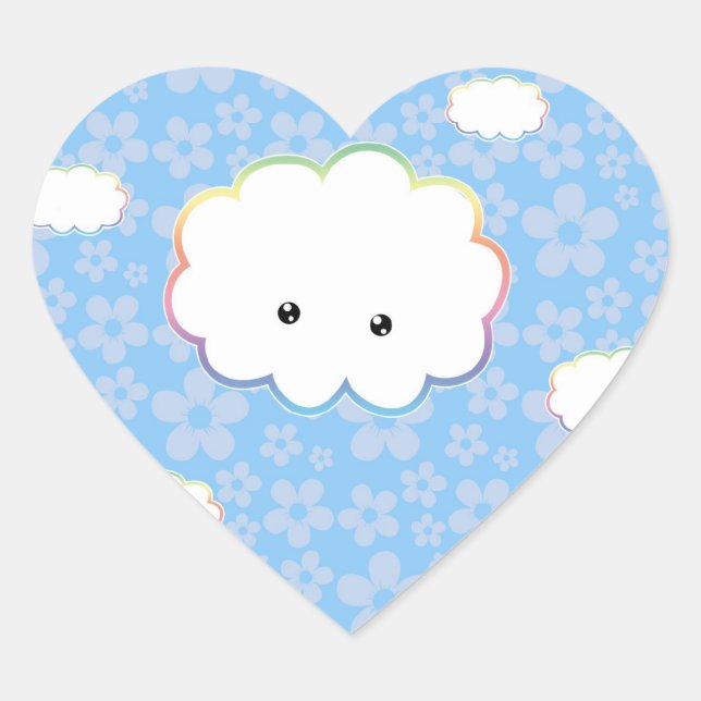 Little Cloud Stickers Kawaii Clouds (Front)