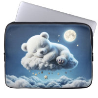 Little clouds teddy stars moon fantasy art