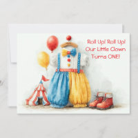 Little Clown 1st Birthday Show
