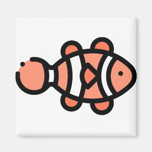 Little Clownfish Magnet