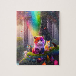 Little Colourful Pets in a Maguc Forest Jigsaw Puzzle