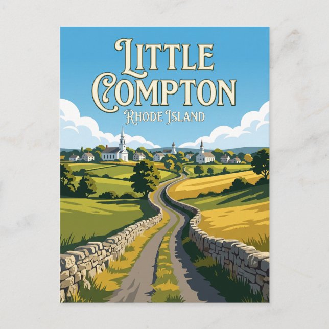 Little Compton Rhode Island Postcard (Front)