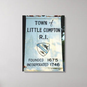 Little Compton, RI founded sign