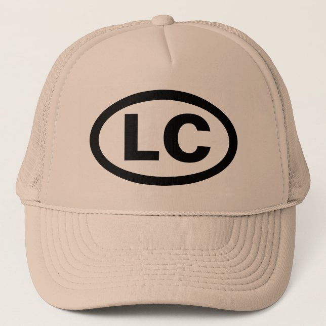Little Compton, RI LC (Sakonnet, Adamsville) Trucker Hat (Front)