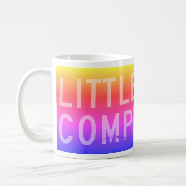 Little Compton, RI Rainbow Sign Coffee Mug (Left)