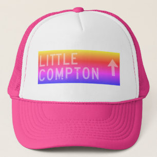 Little Compton, RI Rainbow Sign Trucker Hat