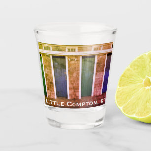 Little Compton, RI Summer Beach Cabanas (LC) Shot Glass