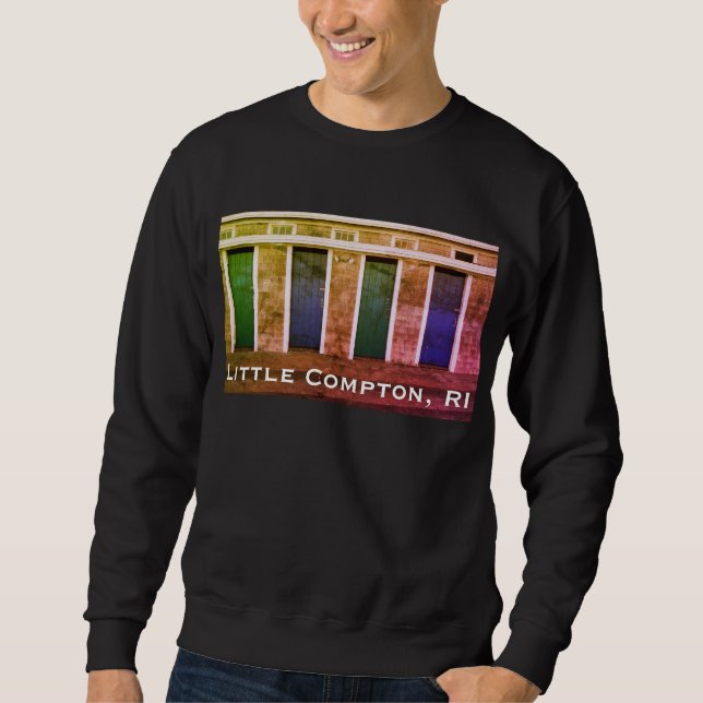 Little Compton, RI Summer Beach House Cabanas (LC) Sweatshirt (Front)
