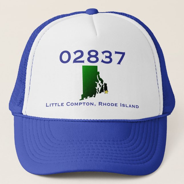 Little Compton, RI Zip Code - 02837 - Sakonnet, LC Trucker Hat (Front)