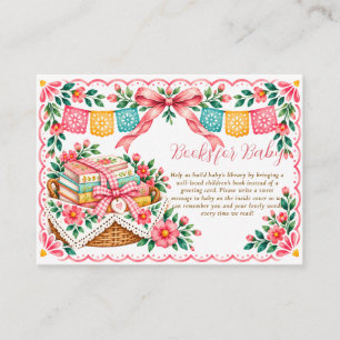 Little Concha Mexican Baby Shower Book Request Enclosure Card