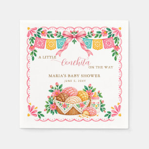 Little Concha On The Way Mexican Baby Shower Napkin