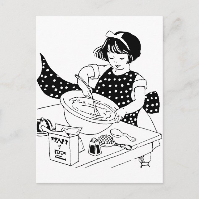 Little Cook Postcard (Front)