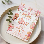 Little Cookie Christmas 1st birthday Invitation<br><div class="desc">Little Cookie Christmas 1st birthday Invitation 
Matching items available.</div>
