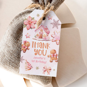 Little Cookie Christmas Birthday Thank you Gift Tags