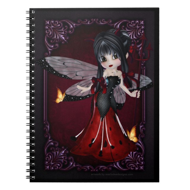 Little Cookie Devil Girl Design 1 Notebook (Front)