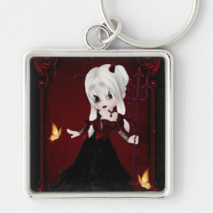 Little Cookie Devil Girl Design 2 Keychain