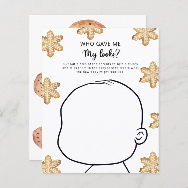 Little cookie - who gave me my looks game (Front/Back)