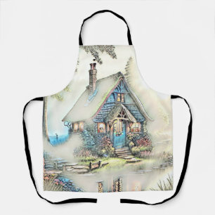 Little Cottage In The Woods - Enchanting Escape Apron