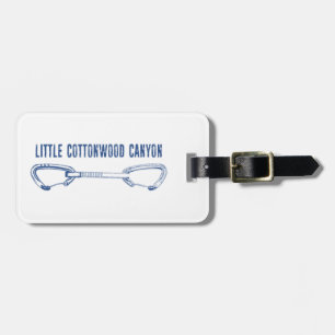 Little Cottonwood Canyon Climbing Quickdraw Luggage Tag