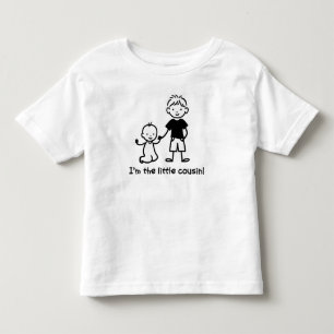Little Cousin Stick Figures t-shirts for boys