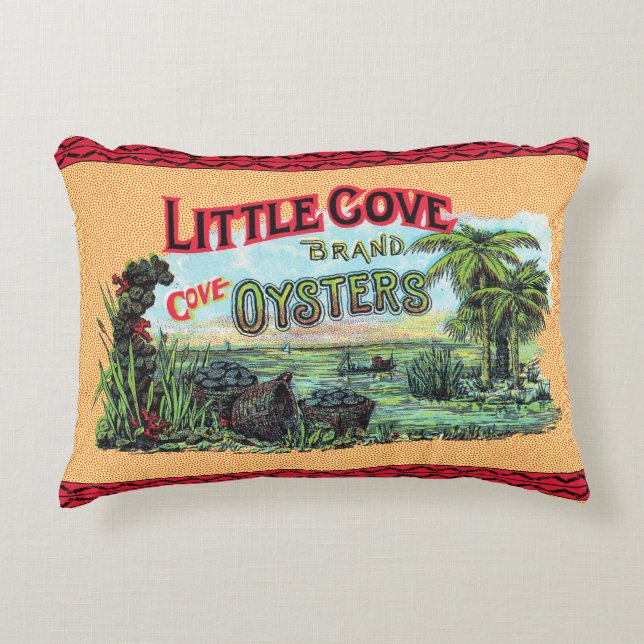 Little Cove Oysters Decorative Cushion (Front)
