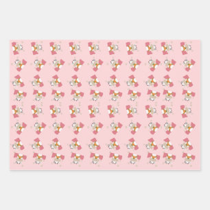 little cow wrapping paper sheet