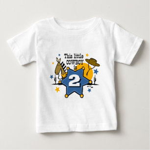Little Cowboy 2nd Birthday T-shirt