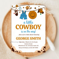 Little Cowboy Baby Shower Honouring Party