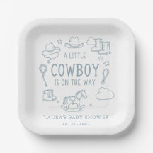 Little Cowboy Boy Baby Shower