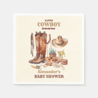 Little Cowboy Modern Western Rodeo Baby Shower