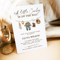 Little Cowboy, Western Wild West Rodeo Baby Shower
