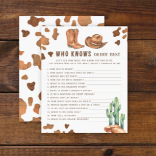 Little Cowboy - Who knows Daddy best game