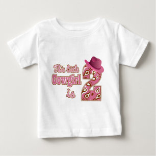 Little Cowgirl 2nd Birthday Baby T-Shirt