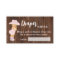 Little Cowgirl Diaper Raffle Ticket Baby Shower