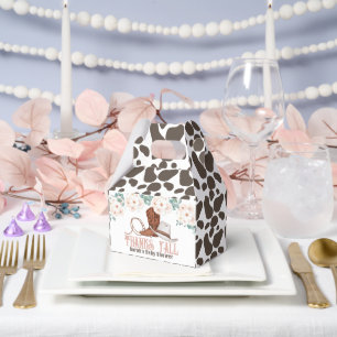 Little Cowgirl Western Floral Girl Baby Shower Favour Box